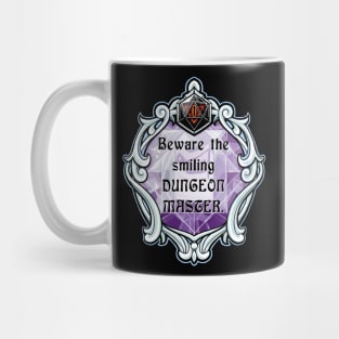 Amulet Beware the Smiling Dungeon Master Mug